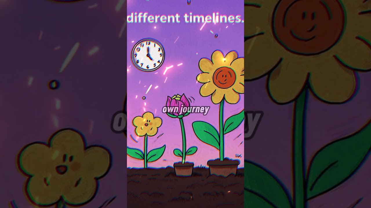 Why Blooming Late Is Actually Awesome! | DON'T LET THEIR TIMELINE RUSH YOU | Shorts
