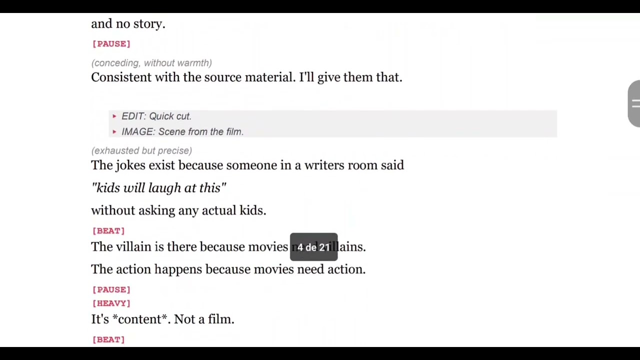 Script 1 — "A Pure Rant. No Mercy. Written Like Someone Who Sat Through It So You Don't Have To."