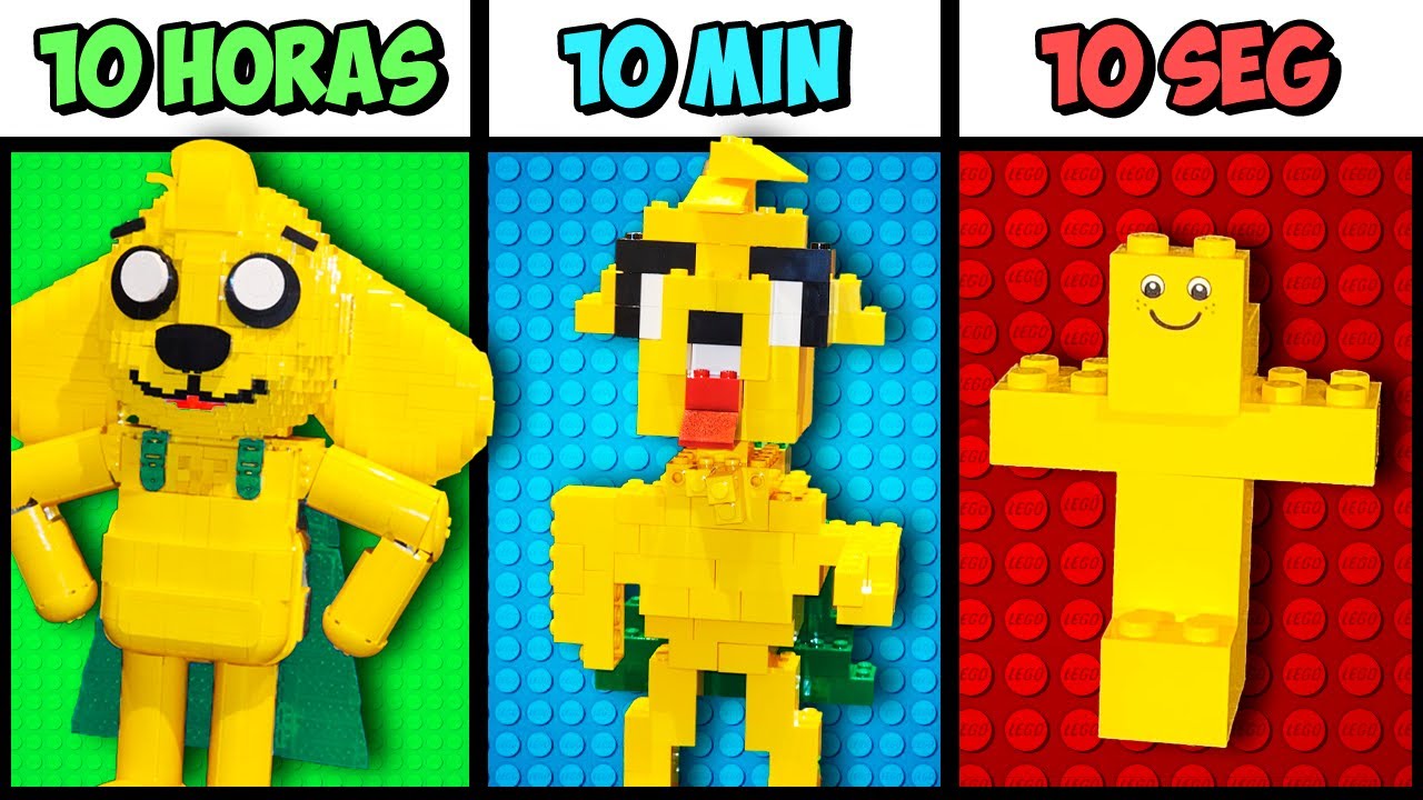 CONSTRUIMOS a MIKECRACK de LEGO en 10 HORAS / 10 MIN / 10 SEG 😱💎 + SORTEO ÉPICO!!
