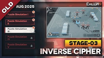 *SEASON 6* INVERSE CYPHER STAGE-3 (PP-1-3) SOLUTION | AUGUST 2025 [ GIRLS