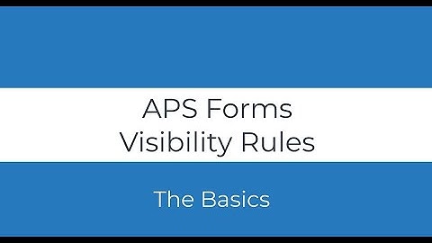 Alfresco Process Services Visibility Rules