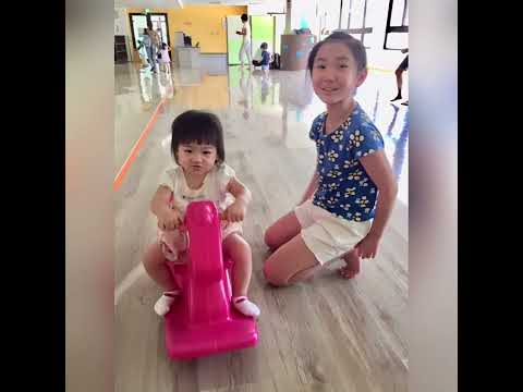 林佩芬 帶孩子們到淡水新興活動中心親子館2樓4樓玩
