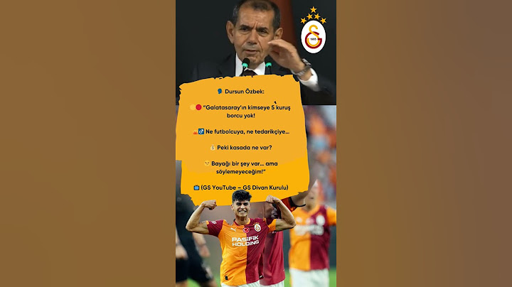Dursun Özbek: Galatasaray’ın Borcu Yok, Kasada da Para Var!