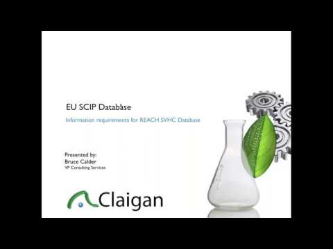 EU SCIP Database Information Requirements