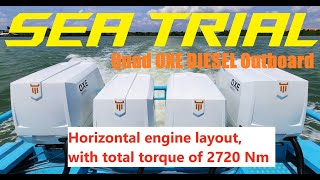 OXE #DIESEL #OUTBOARDS #SEATRIAL #KEPRI #indonesia #BOATING #boatengines #aerial #boatlife #dji