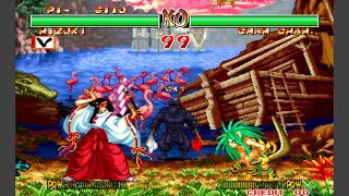 Samurai Shodown 2 [Arcade] - play as Mizuki