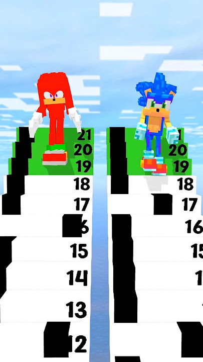 Dance Stairs Race With Sonic