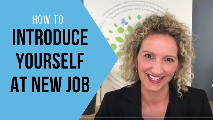 How To Introduce Yourself at a New Job