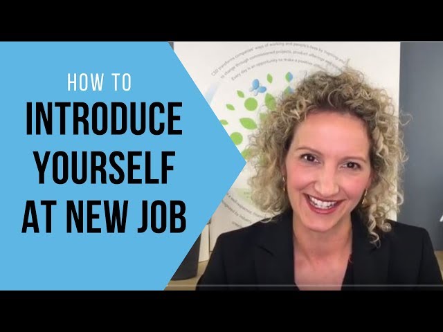 How To Introduce Yourself at a New Job - YouTube