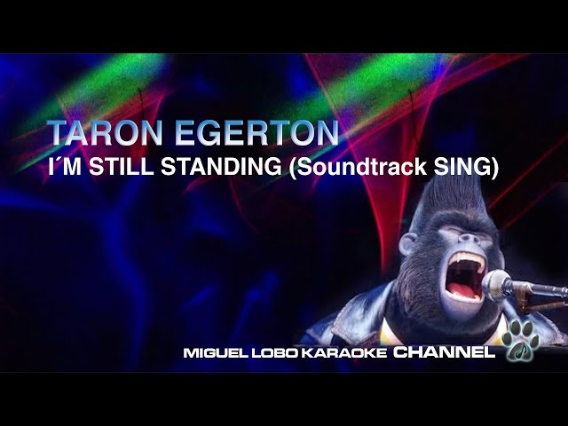[Karaoke] Taron Egerton - I´m Still Standing  (SING Movie Soundtrack) - Miguel Lobo class=