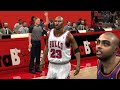 1993 Phoenix Suns Vs Chicago Bulls NBA 2K14 Full Game 4K 60fps 