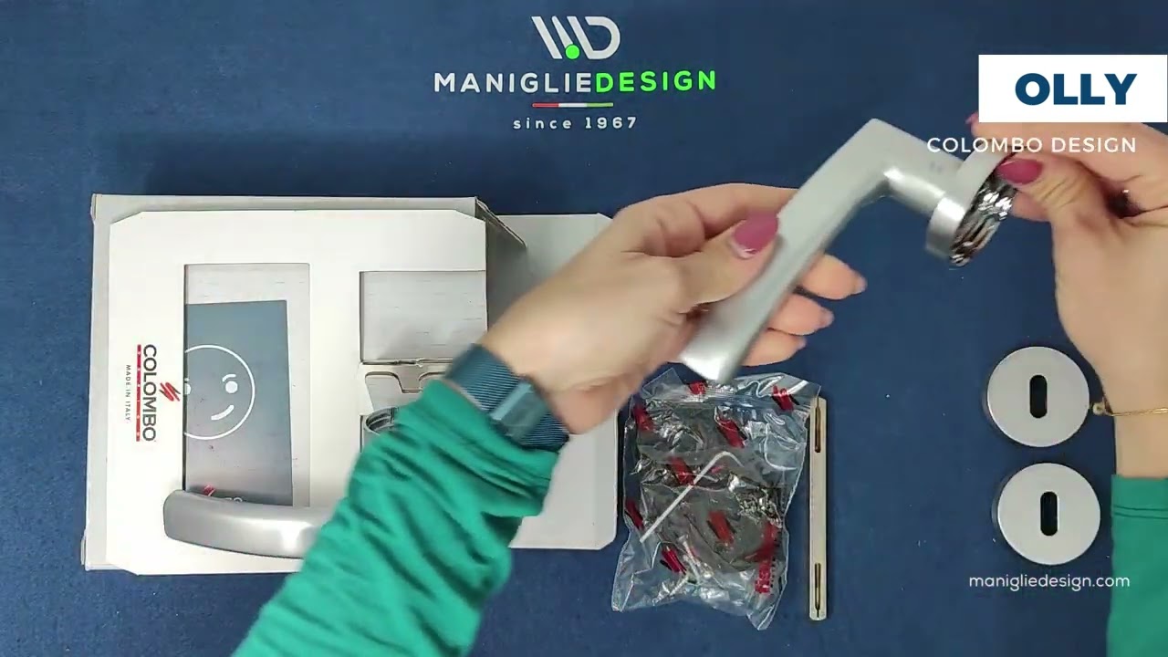 Maniglia per porta OLLY Colombo Design Unboxing - Manigliedesign.com