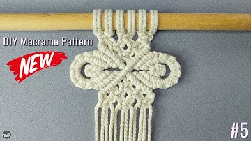 DIY Macrame Pattern #5 | Macrame Pattern and Knot Tutorial