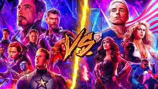 The Avengers VS The Seven - Who is More Powerful? | BATTLE ARENA | Marvel vs The Boys | DanCo VS