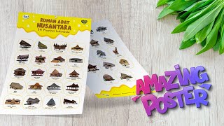 POSTER 2 IN 1 RUMAH ADAT 34 PROVINSI INDONESIA - Amazing Kids (Video Produk) POSTER 2 IN 1 RUMAH ADAT 34 PROVINSI INDONESIA - Amazing Kids (Video Produk)