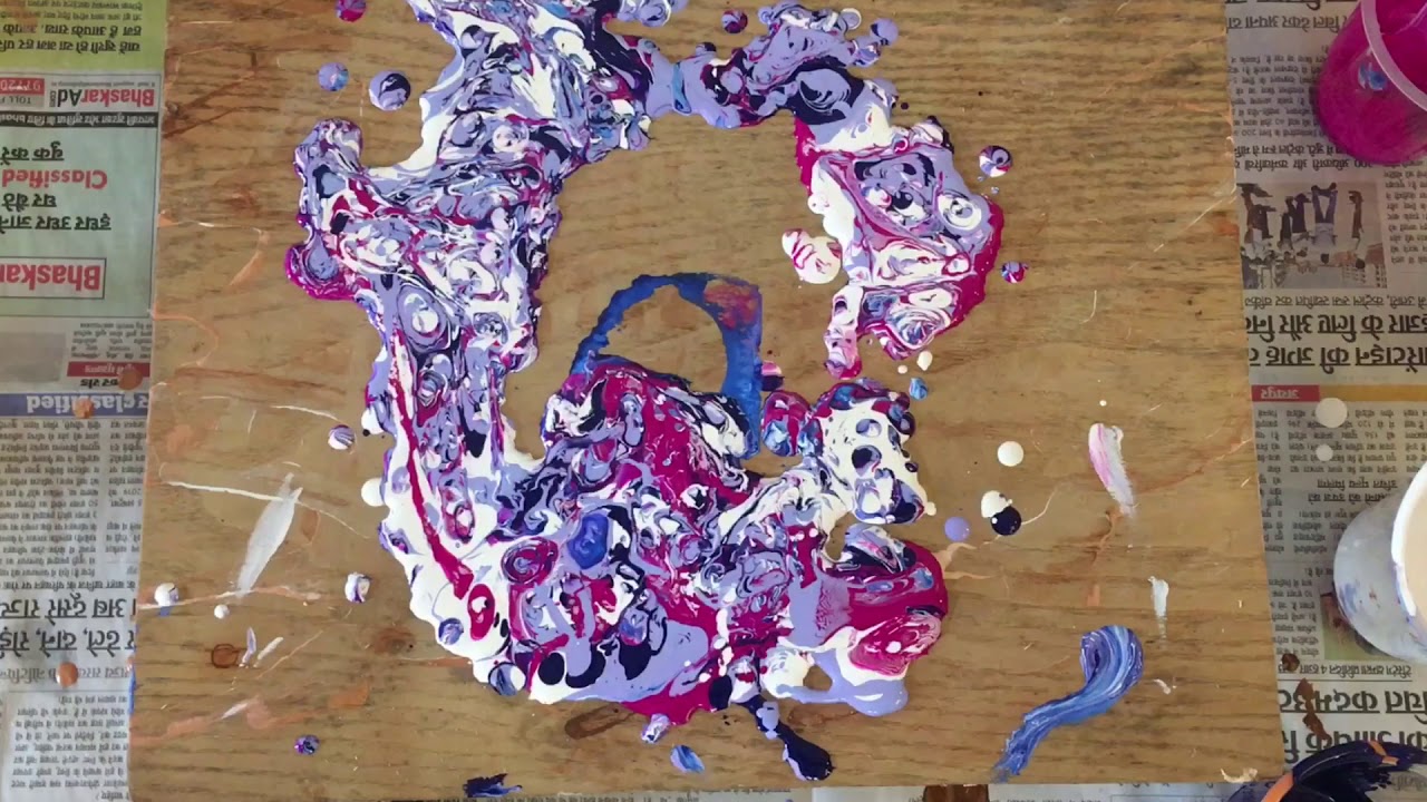 Leftover Acrylic Paint? Try This! YouTube