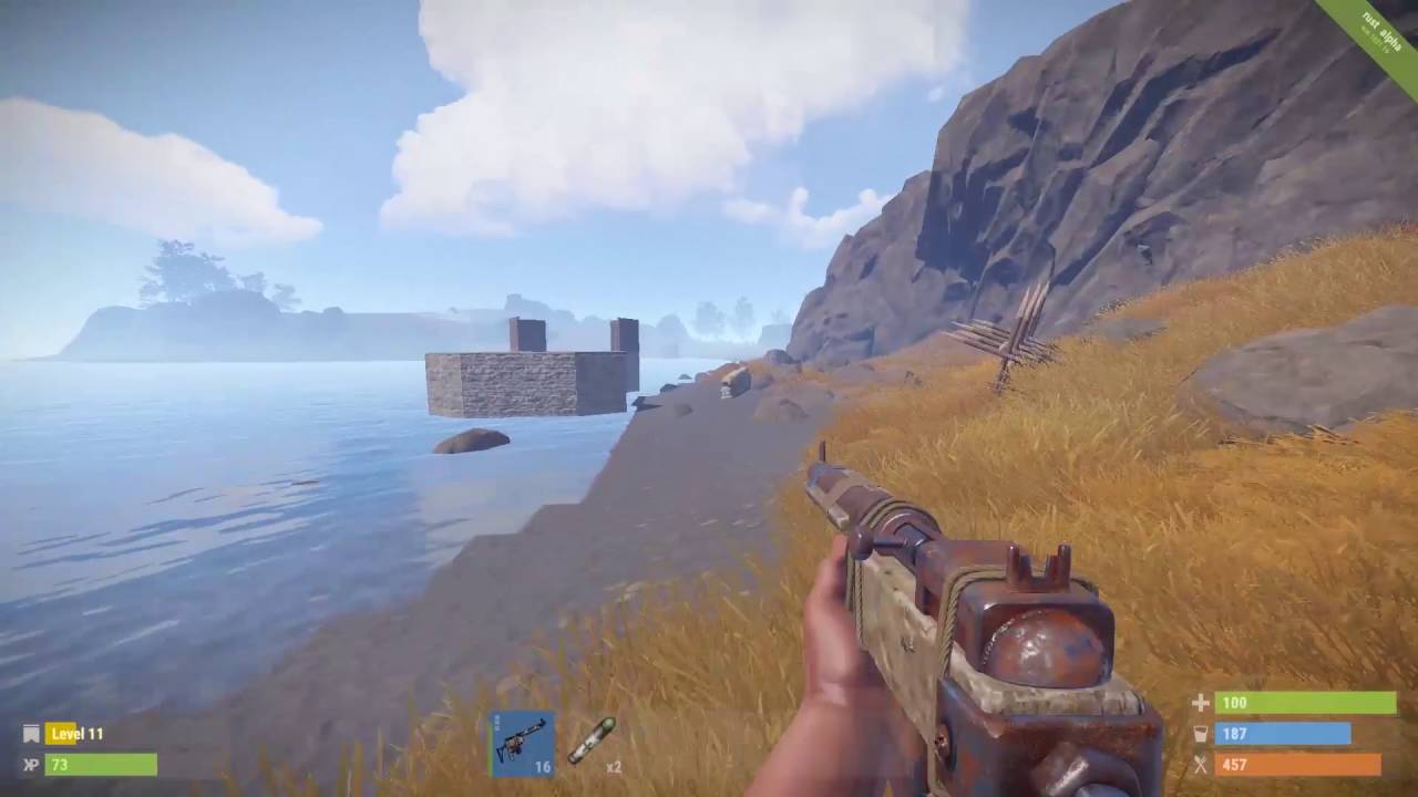 Rust Gameplay: Gun Fights and Small Raid - YouTube