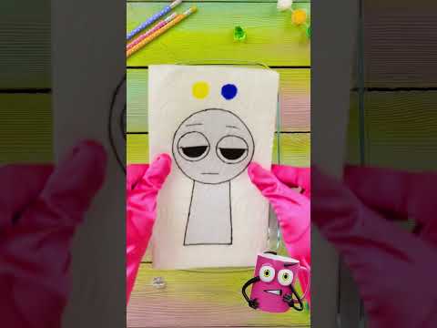 Sprunki Appears From Water 😂 #crafts #diy