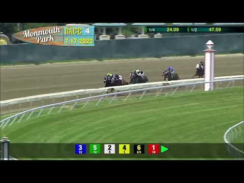 video thumbnail for MONMOUTH PARK 07-17-22 RACE 4