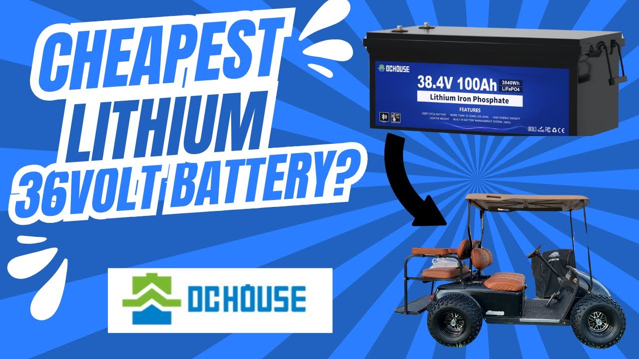 Аккумулятор DCHOUSE 36 В 100 Ач в EZGO 2003 года!