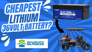 DCHOUSE 36v 100ah battery in the 2003 EZGO