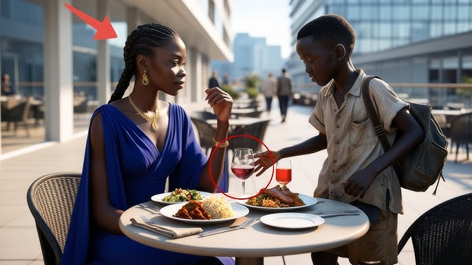 Can I eat with you?” The Homeless Boy Asked The Millionaire—Her Response  Shocked Everyone! - YouTube