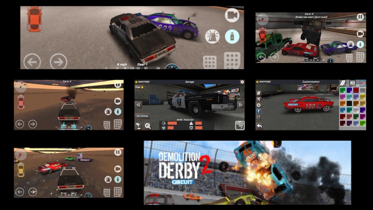 Demolition Derby 2 gameplay - keseruan meledakkan mobil @Boy Si Bocil