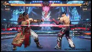 Tekken 8 Jin vs Feng fight Gameplay