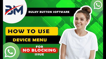 How to use Device menu in Bulky Button Software ? #marketing #software for whatsapp bulk marketing.