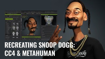 Recreating Snoop Dogg: Character Creator and MetaHuman Creator