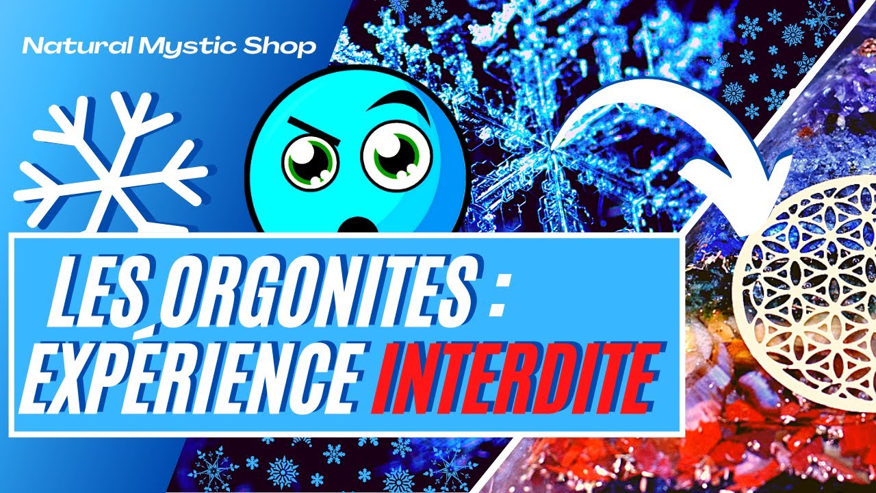 ORGONITE | Expérience Création de plusieurs Vortex | Générateur Orgone Pyramide dans un congélateur