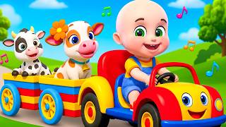 lola cow song new compilation wheels car cart baby cartoon