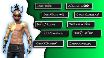 Free Fire Stylish Name | Unique name| New symbols | Name Change With Stylish Fonts | HATE ZONE GAMER