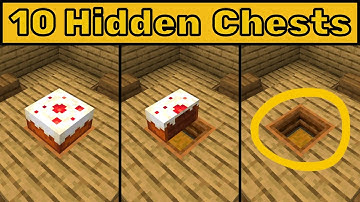 10 WAYS to Hide Your Valuable Items in Minecraft (Part 2)