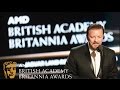 "The Best Award in the History of the Universe" - Ricky Gervais' Britannias acceptance speech