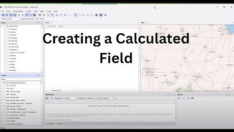 Creating a Calculated Field