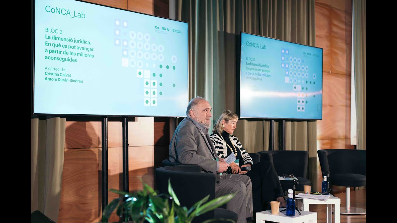 Bloc 3. la dimensió jurídica. En què es pot avançar.