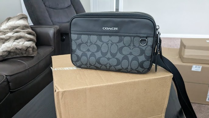 UNBOXING COACH CROSSBODY BAG FOR MEN 