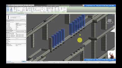 Revit kết cấu - Lương trainer-bài 14 Dựng MBKC Tầng KT và Mái Trang Trí