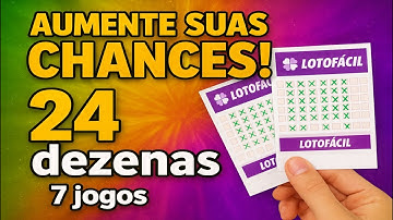 O SEGREDO da Lotofácil: Como Jogar 24 Dezenas em Apenas 7 Volantes!