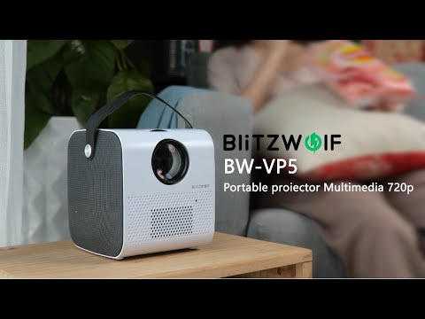 BlitzWolf BW-VP5 1280*720P HD Portable LCD Projector|Buy from Banggood