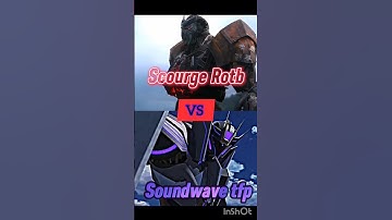 Scourge Rotb vs Soundwave tfp #transformers #1vs1 #shorts