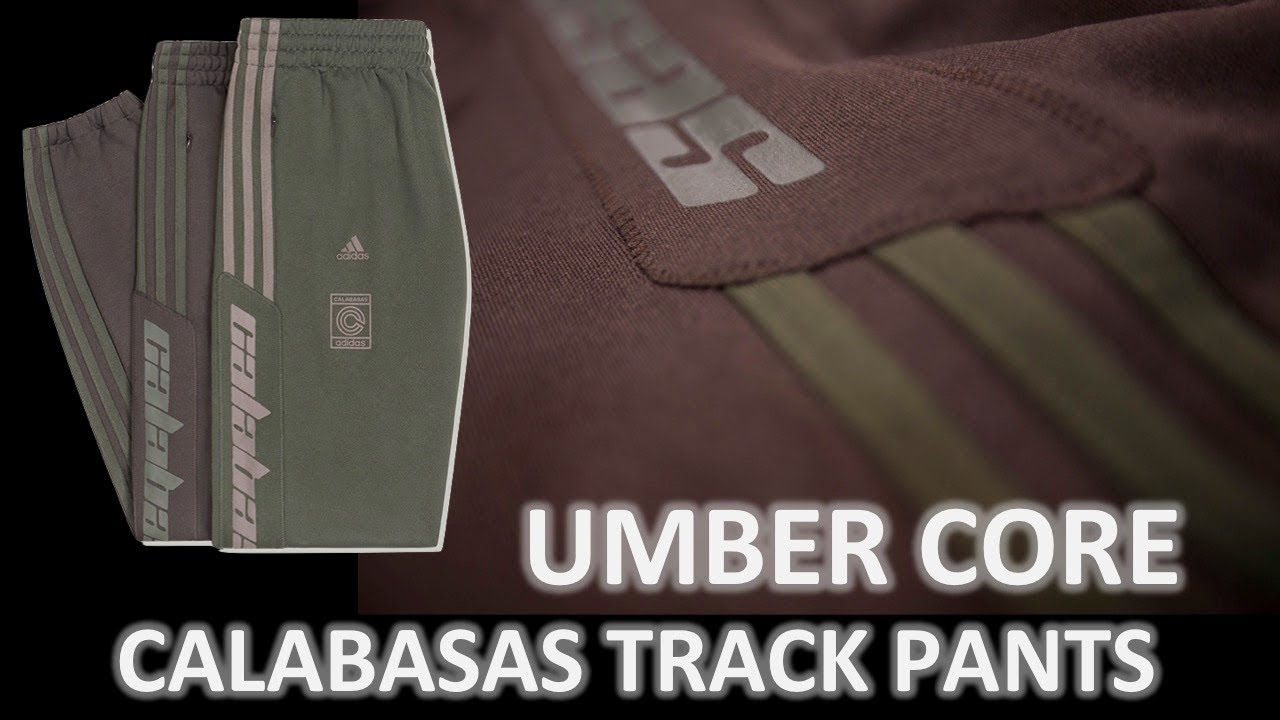 calabasas track pants umber