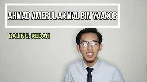 Video Resume | UTM | Biomedical Engineering | Ahmad Amerul Akmal Bin Yaakob