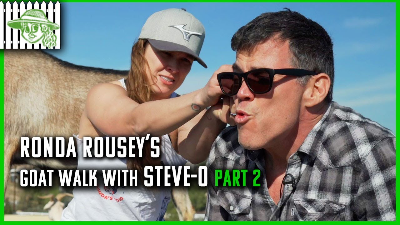 Ronda And Steve-O Talk WWE Return, UFC, Gina Carano, And A Bieber Fight | Steve-O GOAT Walk Part 2