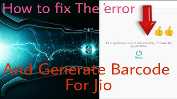 How To Fix MyJio Error "our system aren