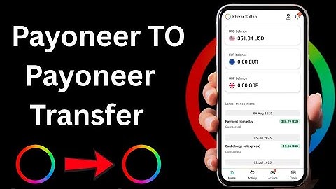 How To Transfer Money From Payoneer To Payoneer|Send Money Payoneer To Payoneer Account 