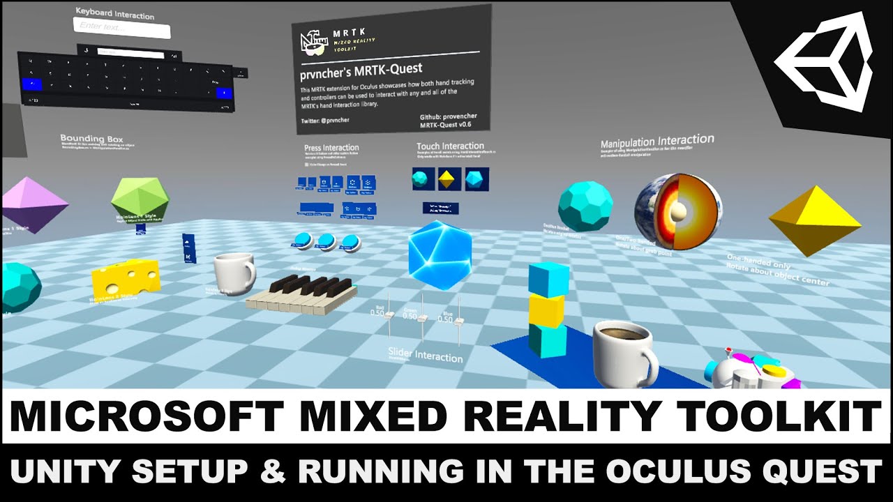 enkemand ost Overlegenhed How To Setup MRTK Microsoft Mixed Reality ToolKit With Oculus Quest In  Unity? - YouTube