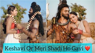Keshavi Or Meri Shadi Ho Gayi 👫 || Behind The Scenes 🎥 || Shivratri Shoot  😍 || Vlog