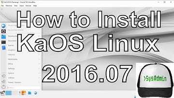 How to Install KaOS Linux 2016.07 + Guest Additions on Oracle VirtualBox Easy Tutorial [HD]